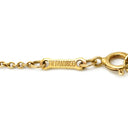 ティファニー Tiffany & Co オープン ティアドロップ イエローゴールド K18YG ネックレス エルサペレッティ Au750 YG