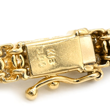 ノンブランド NON BRAND テニスブレスレット 3.0ct ダイヤモンド イエローゴールド K18YG ダイヤモンド ブレスレット Au750 18K 18金 2列