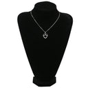 ノンブランド NON BRAND ダイヤモンド 0.27ct ハートデザイン プラチナシルバー Pt900 ダイヤモンド Pt850(チェーン) ネックレス プラチナ Pt900 ラウンドブリリアントカット スウィング