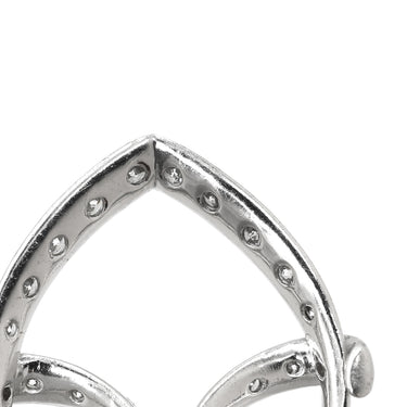 ノンブランド NON BRAND ダイヤモンド 0.27ct ハートデザイン プラチナシルバー Pt900 ダイヤモンド Pt850(チェーン) ネックレス プラチナ Pt900 ラウンドブリリアントカット スウィング