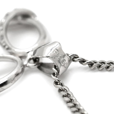 ノンブランド NON BRAND ダイヤモンド 0.27ct ハートデザイン プラチナシルバー Pt900 ダイヤモンド Pt850(チェーン) ネックレス プラチナ Pt900 ラウンドブリリアントカット スウィング