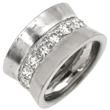 ノンブランド NON BRAND ダイヤ 0.50ct ホワイトゴールド K18WG ダイヤモンド ペンダントトップ 18K 750WG ネックレストップ リング型