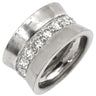 ノンブランド NON BRAND ダイヤ 0.50ct ホワイトゴールド K18WG ダイヤモンド ペンダントトップ 18K 750WG ネックレストップ リング型