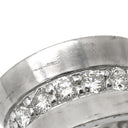 ノンブランド NON BRAND ダイヤ 0.50ct ホワイトゴールド K18WG ダイヤモンド ペンダントトップ 18K 750WG ネックレストップ リング型