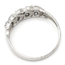 ノンブランド NON BRAND ダイヤモンド 0.50ct プラチナシルバー Pt900 ダイヤモンド リング 指輪 プラチナ900 パヴェ 一文字 13号