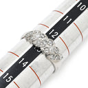 ノンブランド NON BRAND ダイヤモンド 0.50ct プラチナシルバー Pt900 ダイヤモンド リング 指輪 プラチナ900 パヴェ 一文字 13号
