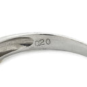 ノンブランド NON BRAND 一文字 ダイヤモンド イエローゴールド×プラチナシルバー Pt900 K18YG ダイヤモンド リング 指輪 プラチナ Pt900 Au750 18K 18金 コンビ 5P 5石 5粒 ウェーブ 11.5号