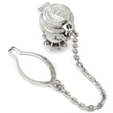 ノンブランド NON BRAND ダイヤモンド 0.37ct タイタック プラチナシルバー Pt900 ダイヤモンド タイピン タックピン ピンブローチ プラチナ フラワーモチーフ Pm900