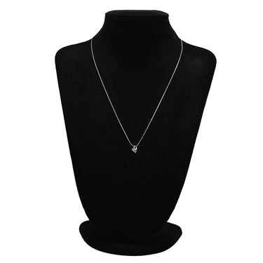 ノンブランド NON BRAND ハートモチーフ ダイヤモンド 0.15ct プラチナシルバー Pt900 ダイヤモンド ペンダントトップ 1P 1粒 1石 ネックレストップ プラチナ900