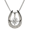 ノンブランド NON BRAND ダイヤモンド 0.186ct プラチナシルバー Pt900 ダイヤモンド Pt850(チェーン) ネックレス プラチナ Pt900 ラウンドブリリアントカット スウィング D/SI-2