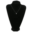 ノンブランド NON BRAND ダイヤモンド 0.186ct プラチナシルバー Pt900 ダイヤモンド Pt850(チェーン) ネックレス プラチナ Pt900 ラウンドブリリアントカット スウィング D/SI-2