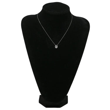 ノンブランド NON BRAND ダイヤモンド 0.186ct プラチナシルバー Pt900 ダイヤモンド Pt850(チェーン) ネックレス プラチナ Pt900 ラウンドブリリアントカット スウィング D/SI-2