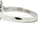 ノンブランド NON BRAND サファイア 3.27ct ダイヤモンド ライトブルー×プラチナシルバー Pt900 サファイア ダイヤモンド リング 指輪 青 プラチナ Pt900 オーバルカット 大粒 ヘイローデザイン 16号