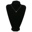 ノンブランド NON BRAND ダイヤモンド 0.306ct イエローゴールド K18YG ダイヤモンド ネックレス Au750 18K 18金 1P 1石 1粒