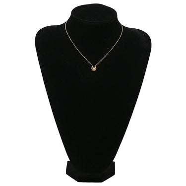 ノンブランド NON BRAND ダイヤモンド 0.306ct イエローゴールド K18YG ダイヤモンド ネックレス Au750 18K 18金 1P 1石 1粒