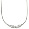 ノンブランド NON BRAND ダイヤモンド 1.00ct デザイン プラチナシルバー Pt900 ダイヤモンド Pt850(チェーン) ネックレス プラチナ Pt900 バゲットカット