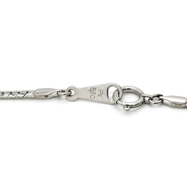 ノンブランド NON BRAND ダイヤモンド 1.00ct デザイン プラチナシルバー Pt900 ダイヤモンド Pt850(チェーン) ネックレス プラチナ Pt900 バゲットカット
