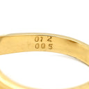 ノンブランド NON BRAND ダイヤモンド 0.12ct デザインリング イエローゴールド K18YG ダイヤモンド リング 指輪 18K 750 YG 12号