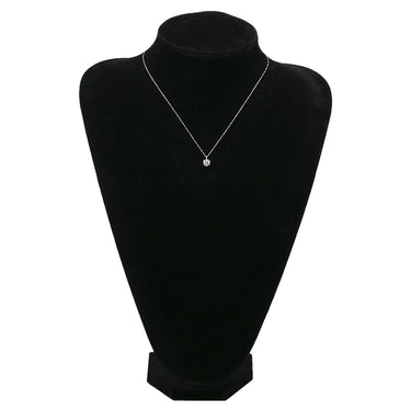 ノンブランド NON BRAND ダイヤモンド 1.00ct ペンダント プラチナシルバー Pt900 ダイヤモンド PT850(チェーン) ネックレス 1石 1粒 ラウンドブリリアントカット プラチナ