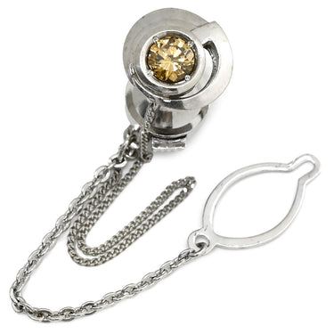 ノンブランド NON BRAND ダイヤ0.53ct タイタック プラチナシルバー Pt900 ダイヤモンド タイピン タックピン ピンブローチ プラチナ