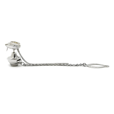 ノンブランド NON BRAND ダイヤ0.53ct タイタック プラチナシルバー Pt900 ダイヤモンド タイピン タックピン ピンブローチ ブラウンダイヤ プラチナ