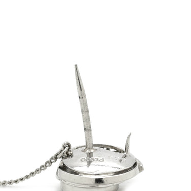 ノンブランド NON BRAND ダイヤ0.53ct タイタック プラチナシルバー Pt900 ダイヤモンド タイピン タックピン ピンブローチ ブラウンダイヤ プラチナ