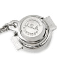 ノンブランド NON BRAND ダイヤ0.53ct タイタック プラチナシルバー Pt900 ダイヤモンド タイピン タックピン ピンブローチ ブラウンダイヤ プラチナ