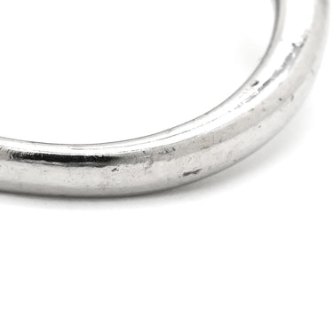 ノンブランド NON BRAND ダイヤモンド 0.51ct カーブリング プラチナシルバー Pt900 ダイヤモンド リング 指輪 プラチナ900 パヴェ ツイスト 8号