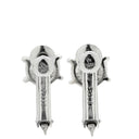 ノンブランド NON BRAND トータル3.0ct ダイヤモンド プラチナシルバー Pt900 ダイヤモンド イヤリング Pt900 プラチナ 6本爪 1P 1石 1粒 大粒 両耳用 ネジバネ式
