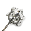ノンブランド NON BRAND トータル3.0ct ダイヤモンド プラチナシルバー Pt900 ダイヤモンド イヤリング Pt900 プラチナ 6本爪 1P 1石 1粒 大粒 両耳用 ネジバネ式