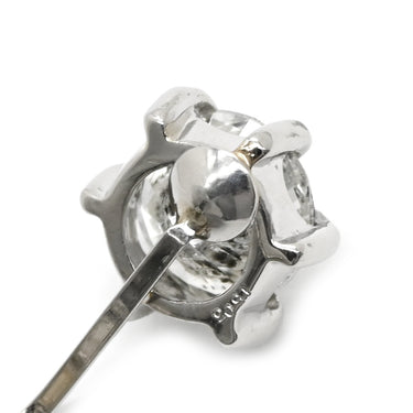 ノンブランド NON BRAND トータル3.0ct ダイヤモンド プラチナシルバー Pt900 ダイヤモンド イヤリング Pt900 プラチナ 6本爪 1P 1石 1粒 大粒 両耳用 ネジバネ式