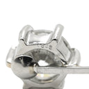 ノンブランド NON BRAND トータル3.0ct ダイヤモンド プラチナシルバー Pt900 ダイヤモンド イヤリング Pt900 プラチナ 6本爪 1P 1石 1粒 大粒 両耳用 ネジバネ式