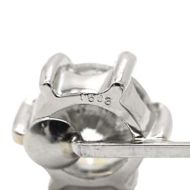 ノンブランド NON BRAND トータル3.0ct ダイヤモンド プラチナシルバー Pt900 ダイヤモンド イヤリング Pt900 プラチナ 6本爪 1P 1石 1粒 大粒 両耳用 ネジバネ式