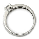 ノンブランド NON BRAND ダイヤモンド 0.311ct デザインリング プラチナシルバー Pt900 ダイヤモンド リング 指輪 プラチナ900 1粒 スクエア VS2 8号