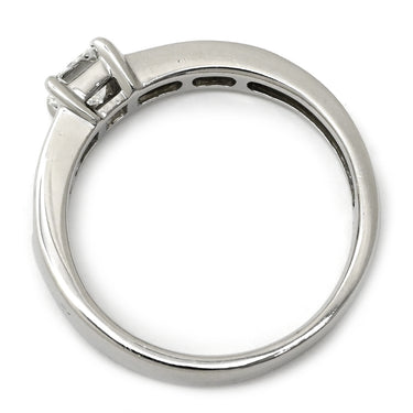 ノンブランド NON BRAND ダイヤモンド 0.311ct デザインリング プラチナシルバー Pt900 ダイヤモンド リング 指輪 プラチナ900 1粒 スクエア VS2 8号