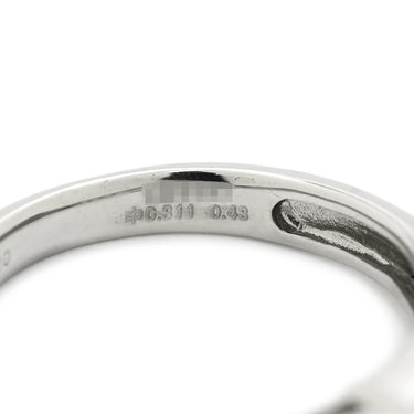 ノンブランド NON BRAND ダイヤモンド 0.311ct デザインリング プラチナシルバー Pt900 ダイヤモンド リング 指輪 プラチナ900 1粒 スクエア VS2 8号