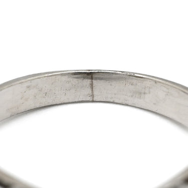 ノンブランド NON BRAND ダイヤモンド 0.45ct デザインリング プラチナシルバー Pt900 ダイヤモンド リング 指輪 プラチナ900 V字 Vライン ラウンドブリリアント 8号