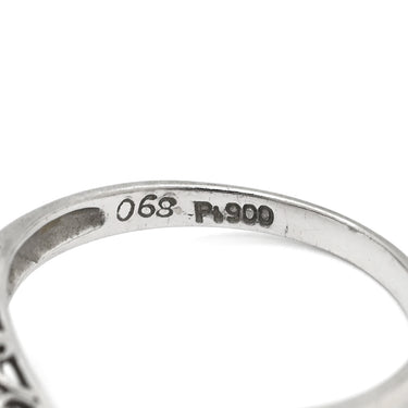 ノンブランド NON BRAND ルビー ダイヤモンド 0.68ct デザインリング プラチナシルバー Pt900 ルビー ダイヤモンド リング 指輪 プラチナ900 V字 Vライン マーキスカット 12号