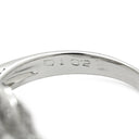 ノンブランド NON BRAND ダイヤモンド 1.02ct フラワーモチーフ プラチナシルバー Pt900 ダイヤモンド リング 指輪 プラチナ900 花 デザインリング 12号