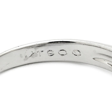 ノンブランド NON BRAND ダイヤモンド 1.02ct フラワーモチーフ プラチナシルバー Pt900 ダイヤモンド リング 指輪 プラチナ900 花 デザインリング 12号