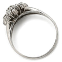 ノンブランド NON BRAND ダイヤモンド 0.51ct 0.08ct プラチナシルバー Pt900 ダイヤモンド リング 指輪 フラワーモチーフ プラチナ900 13.5号