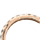 ノンブランド NON BRAND ダイヤ 0.39ct 一文字リング ピンクゴールド K18PG ダイヤモンド リング 指輪 18K 750 PG 13石 13粒 1列 ラウンドブリリアント 7号