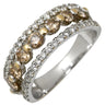 ノンブランド NON BRAND ダイヤモンド 1.00ct デザインリング ホワイトゴールド K18WG ダイヤモンド リング 指輪 18K 750 WG 一文字 1列 11.5号