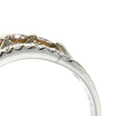 ノンブランド NON BRAND ダイヤモンド 1.00ct デザインリング ホワイトゴールド K18WG ダイヤモンド リング 指輪 18K 750 WG 一文字 1列 11.5号