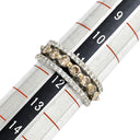 ノンブランド NON BRAND ダイヤモンド 1.00ct デザインリング ホワイトゴールド K18WG ダイヤモンド リング 指輪 18K 750 WG 一文字 1列 11.5号