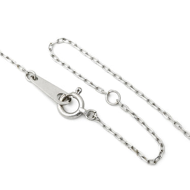 ノンブランド NON BRAND ダイヤモンド 0.10ct デザインペンダント ホワイトゴールド K18WG ダイヤモンド ネックレス 18K 750WG 4P ラウンドブリリアントカット