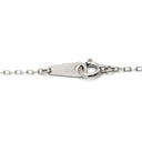 ノンブランド NON BRAND ダイヤモンド 0.10ct デザインペンダント ホワイトゴールド K18WG ダイヤモンド ネックレス 18K 750WG 4P ラウンドブリリアントカット