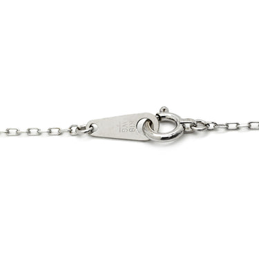 ノンブランド NON BRAND ダイヤモンド 0.10ct デザインペンダント ホワイトゴールド K18WG ダイヤモンド ネックレス 18K 750WG 4P ラウンドブリリアントカット
