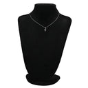 ノンブランド NON BRAND ダイヤモンド 0.10ct デザインペンダント ホワイトゴールド K18WG ダイヤモンド ネックレス 18K 750WG 4P ラウンドブリリアントカット