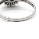 ノンブランド NON BRAND サファイア 2.00ct ダイヤモンド ブルー×プラチナシルバー Pt900 サファイア ダイヤモンド リング 指輪 青 プラチナ900 オーバルカボションカット 9号